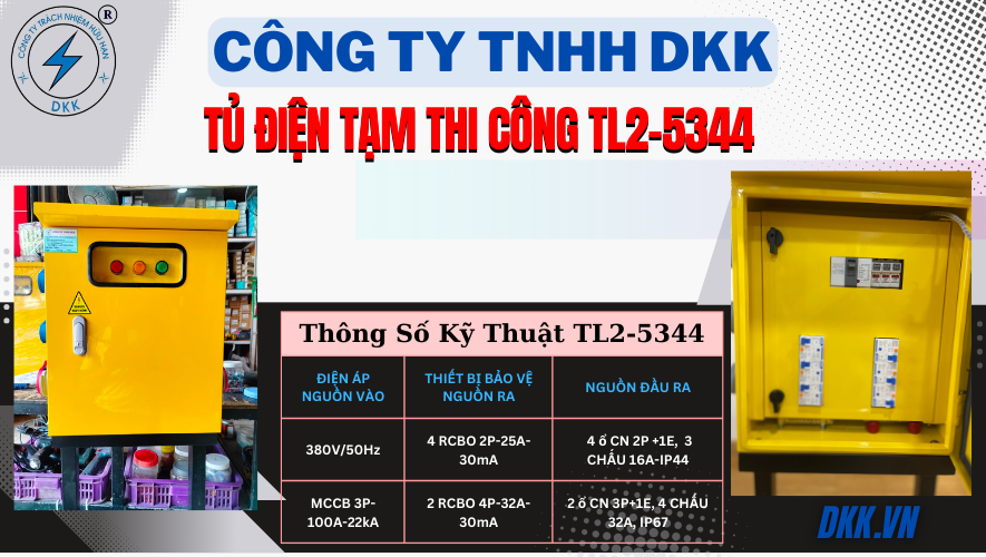 Tủ Điện Tạm Thi Công TL2-5344